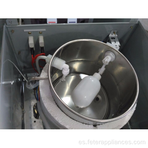 Máquina de agua potable con armario frío